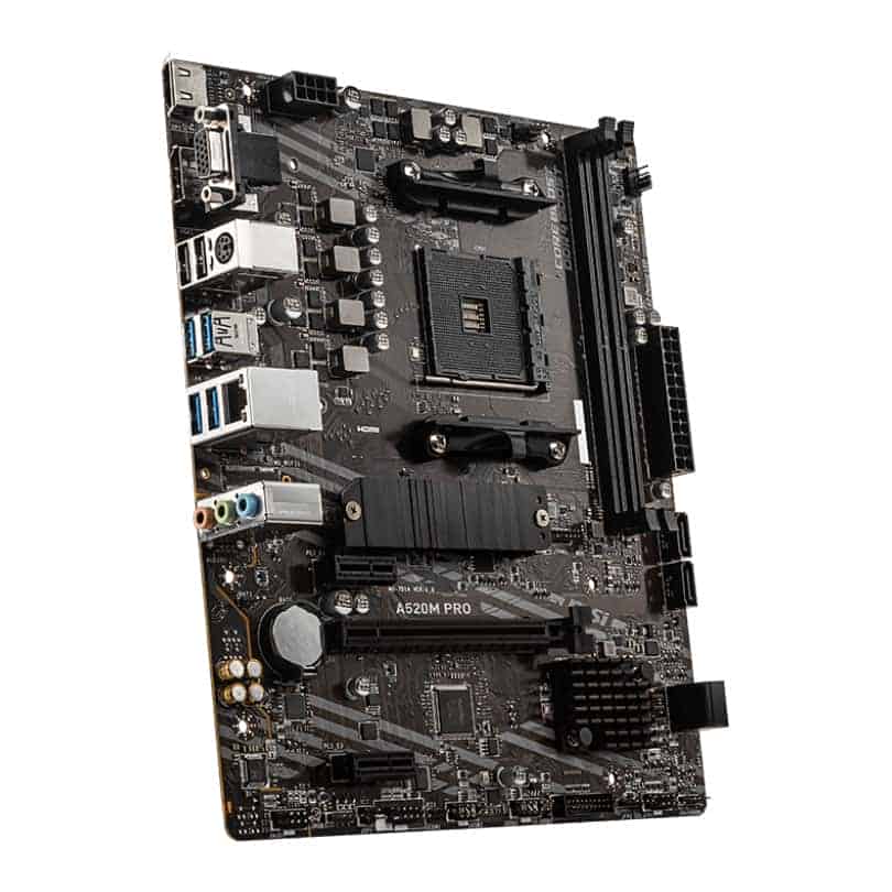(image for) MSI AMD Ryzen A520M PRO AM4 MicroATX Motherboard